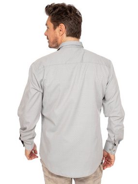 KRÜGER MADL & BUAM Trachtenhemd Hemd 911565-000-43 hellgrau (Perfekt Fit)