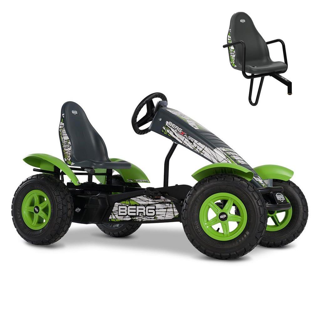 Berg Go-Kart BERG Gokart X-Plore E-Motor Hybrid XXL E-BFR inkl. Soziussitz