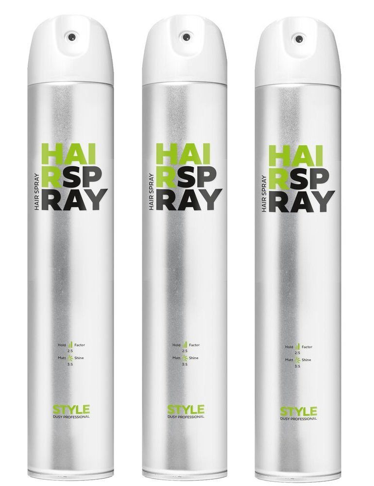 Dusy Hair Haarspray 500ml Dusy Haarspray Spray Style Stück) Professional (3