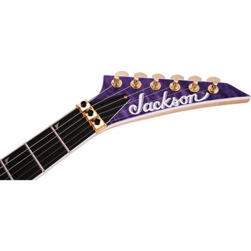 Jackson E-Gitarre, Pro Series Soloist SL2Q MAH EB Transparent Purple - E-Gitarre