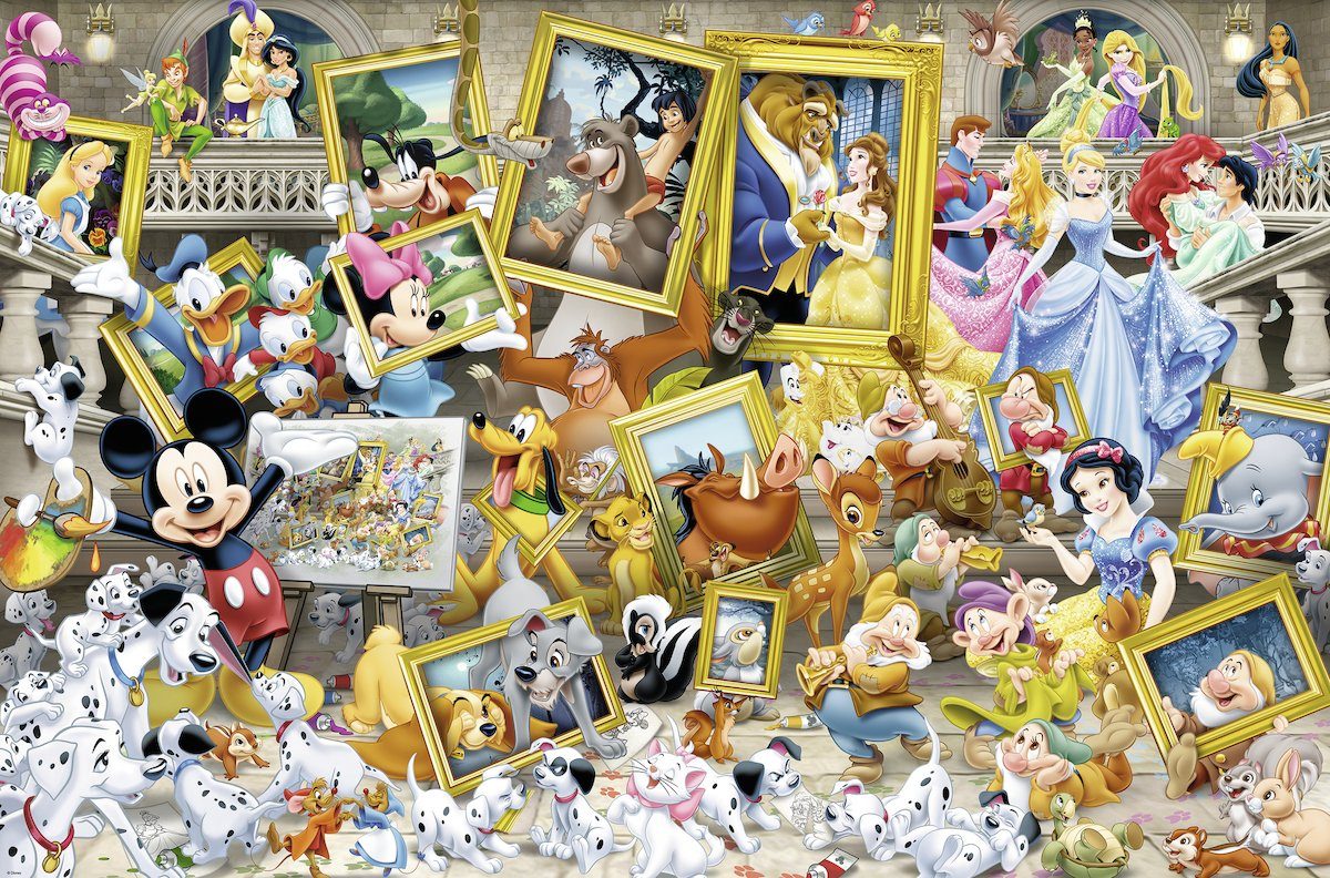 Ravensburger Puzzle Disney, Micky als Künstler, günstig online kaufen