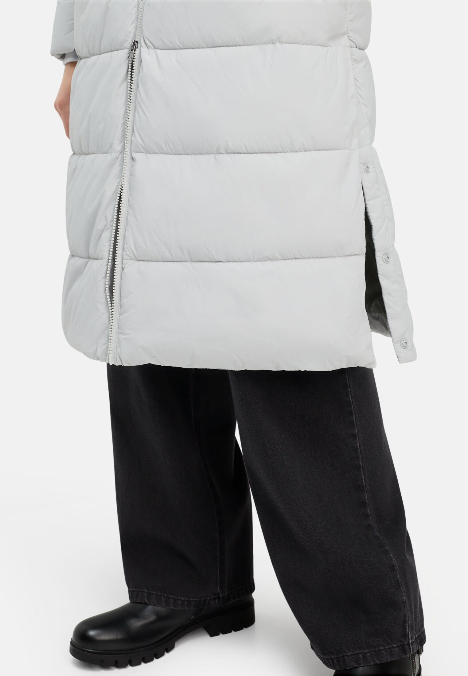 camel active Funktionsmantel Wasserabweisender Mantel mit abnehmbarer Kapuze Abnehmbare Kapuze