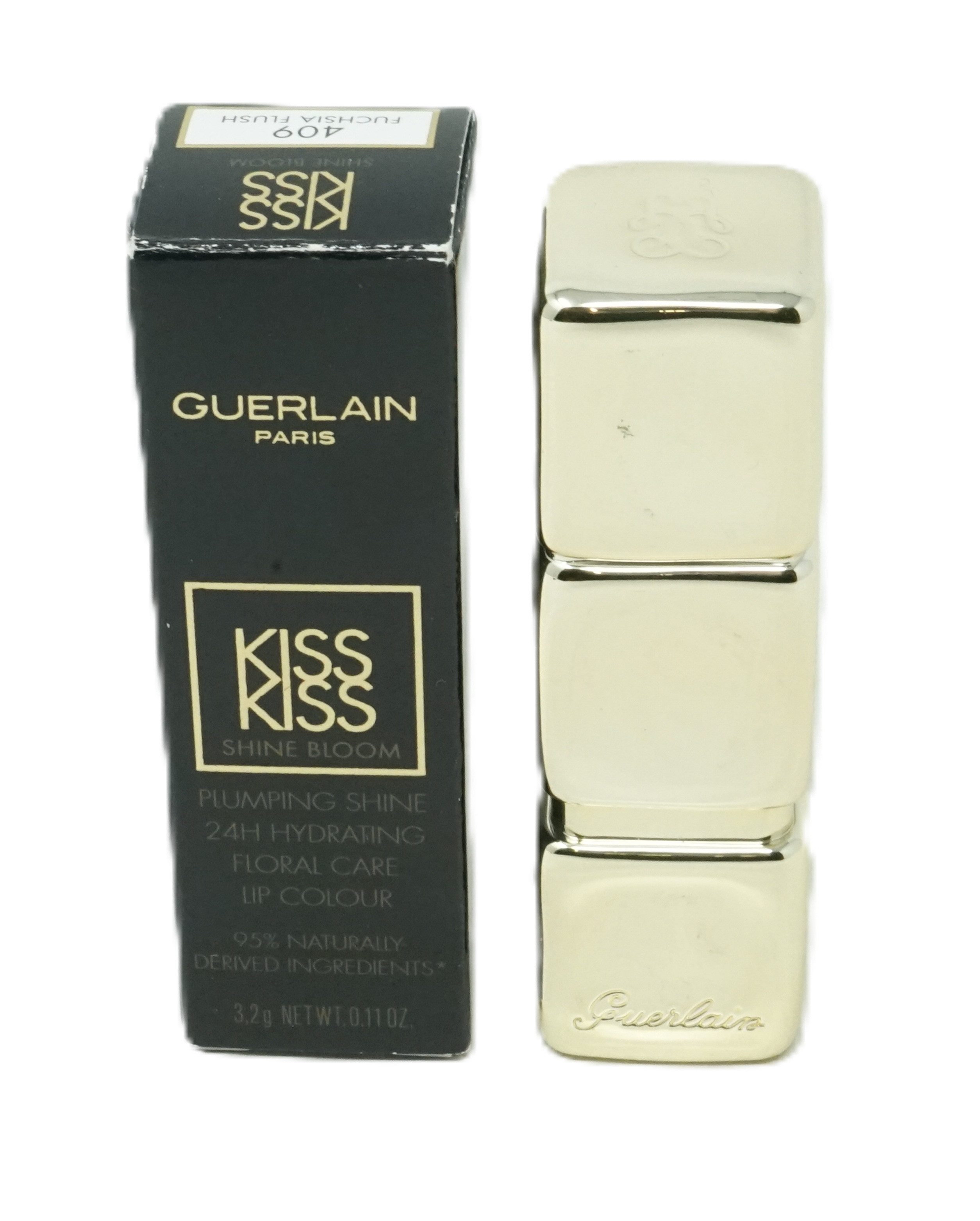 GUERLAIN Lippenstift Guerlain Kiss Kiss Shine Bloom Lippenstift 409 Fuchsia Flush 3,2g