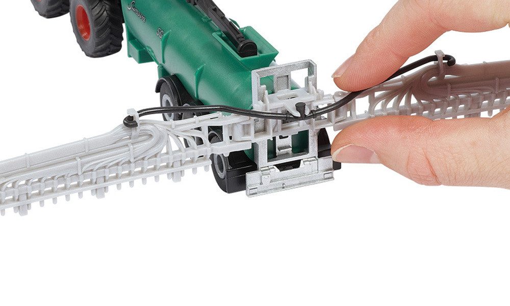 SIEPER Modelltraktor siku Traktor Claas Xerion mit Fasswagen 1:87