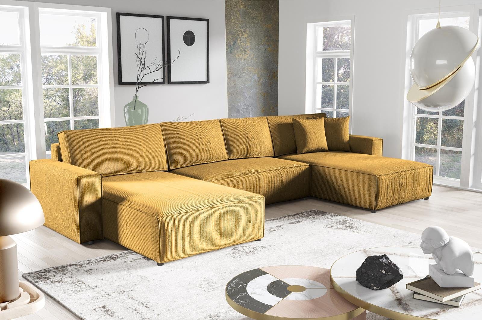 Compleo Ecksofa U-Form mit Bettkasten und günstig online kaufen