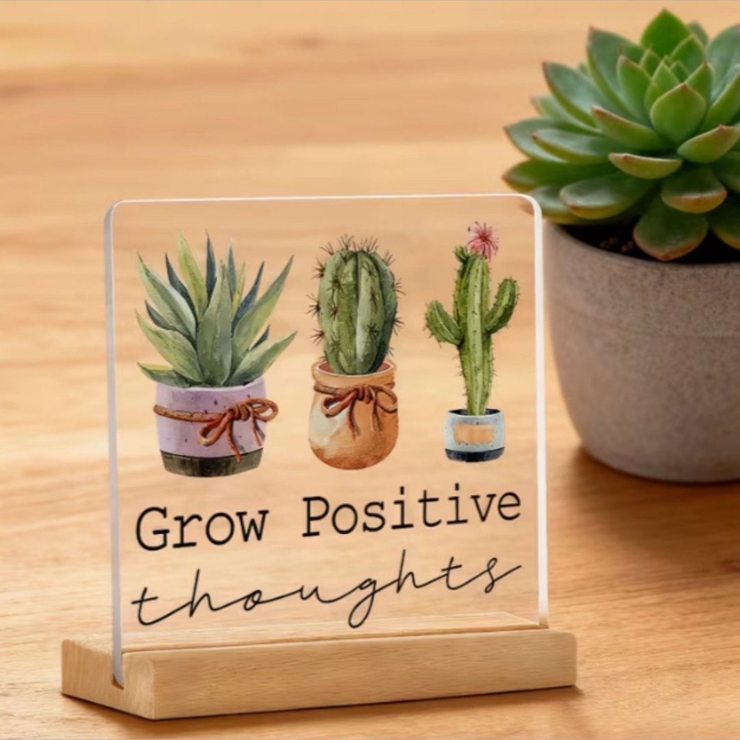 Medusa Accessoires Dekoobjekt 2d Motivationschild Pflanzi