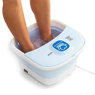 InnovaGoods Fußmassagegerät Fußbad mit Rollen und Hydromassage,Klappbares,fußbad massagegerät