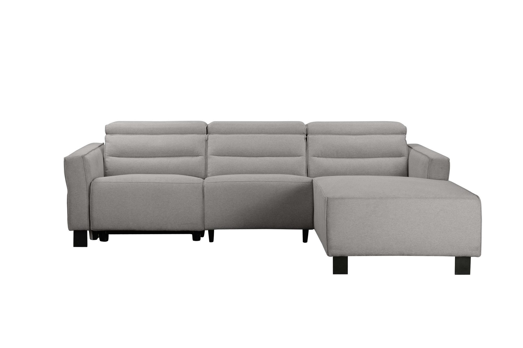 Home affaire Ecksofa Carpari, L-Form, 263 cm, manuelle o. elektrische Relaxfunktion, USB A/C und Kopfteilverstellung