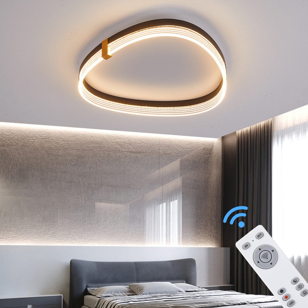 Eurotondisplay LED Deckenleuchte LED Deckenleuchte Fernbedienung/Handy-App günstig online kaufen