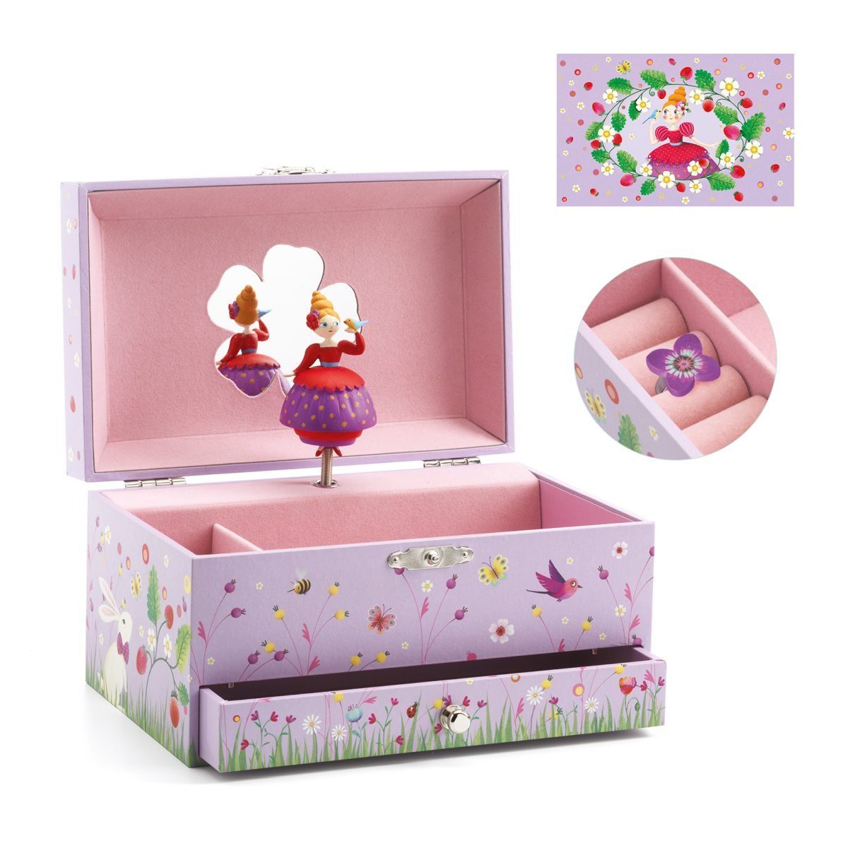 DJECO Schmuckkasten Musik Schmuckkästchen "Prinzessin" günstig online kaufen