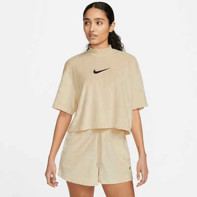 Nike Sportswear T-Shirt W NSW MOCK SS TEE TRRY MS