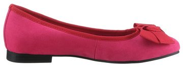 MARCO TOZZI Ballerina Flats, Flache Schuhe, Festtagssmode mit hübscher Zierschleife