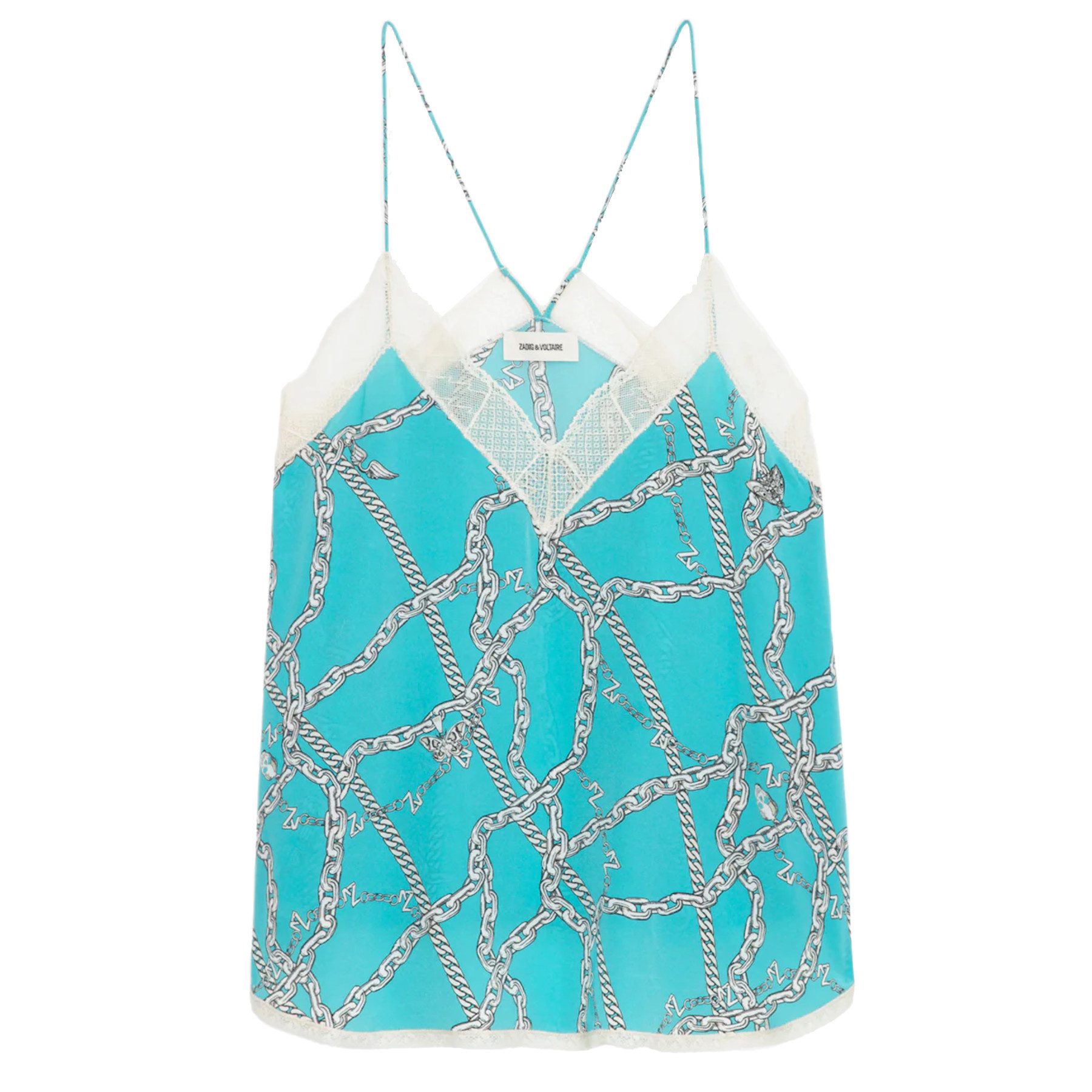ZADIG & VOLTAIRE Muskelshirt Seidentop CHRISTY CDC CHAINES