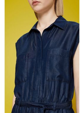 Esprit Collection Overall Langer Einteiler in Denim-Optik, TENCEL™