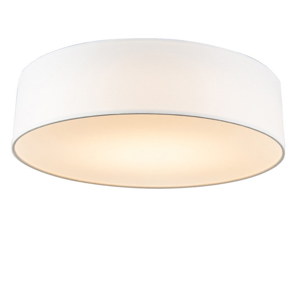 Qazqa Deckenleuchte Drum led, LED fest günstig online kaufen