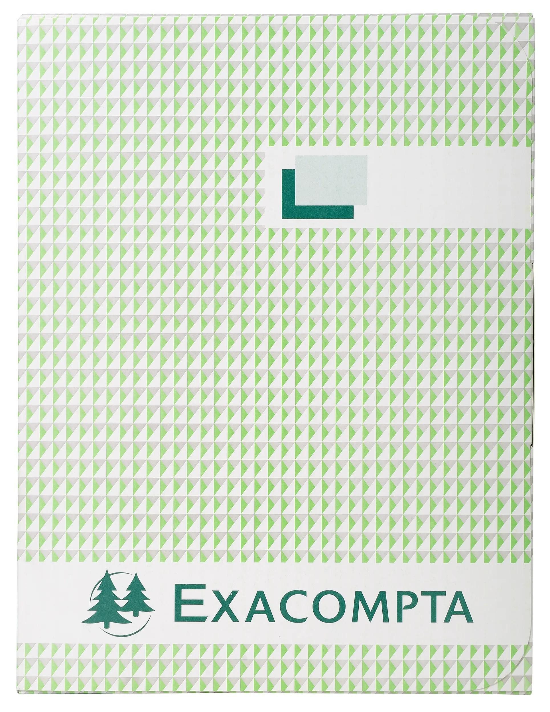 EXACOMPTA Geschäftspapier Kladde + kaschiertem Leineneinband, A4, 150 Blatt, 110g, kariert, 413E, Geschäftsbücher Standard