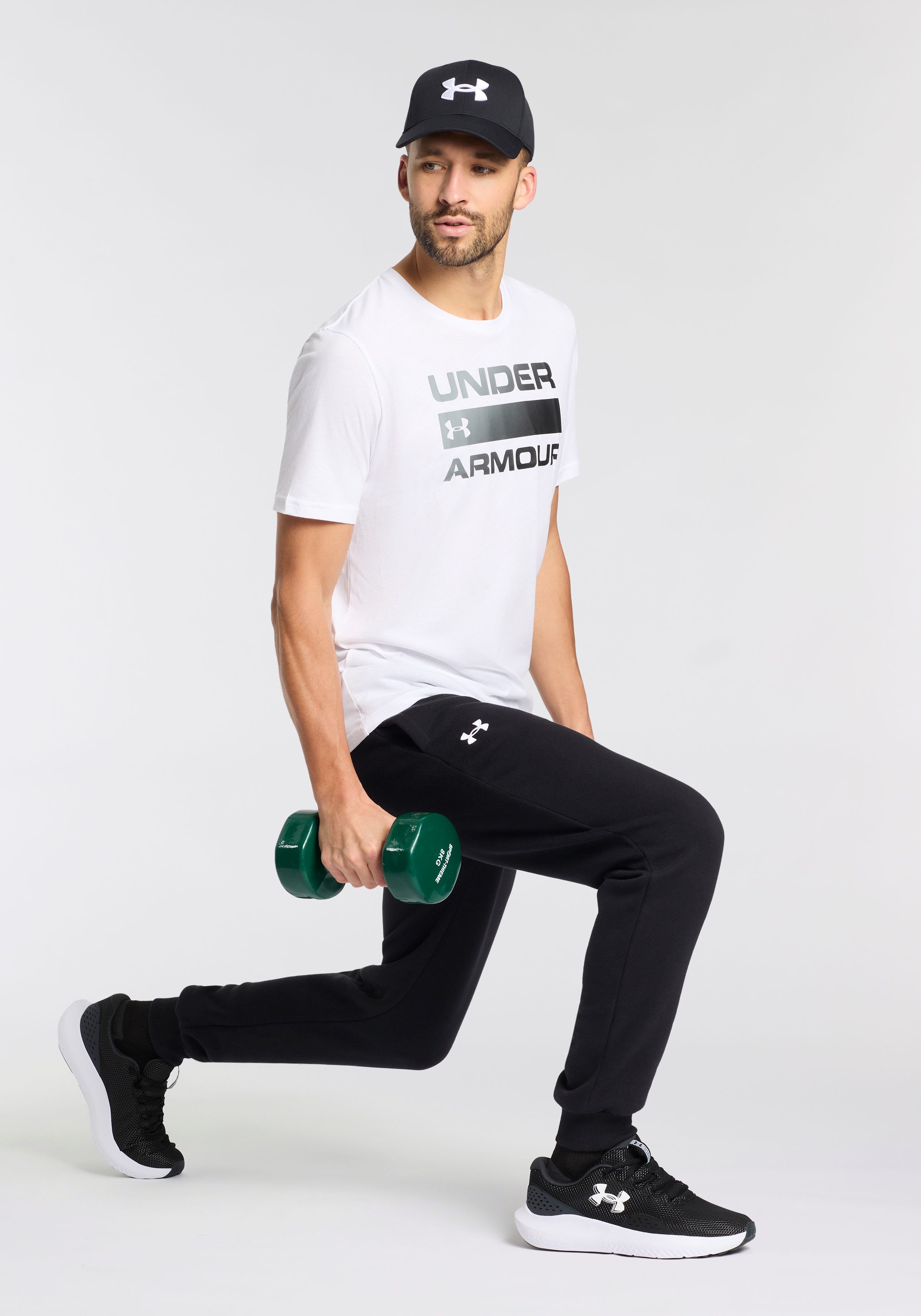 Under Armour® T-Shirt UA TEAM ISSUE WORDMARK SS leichtes Kurzarmdesign, mit Rundhalsausschnitt – Bild 5 von 5