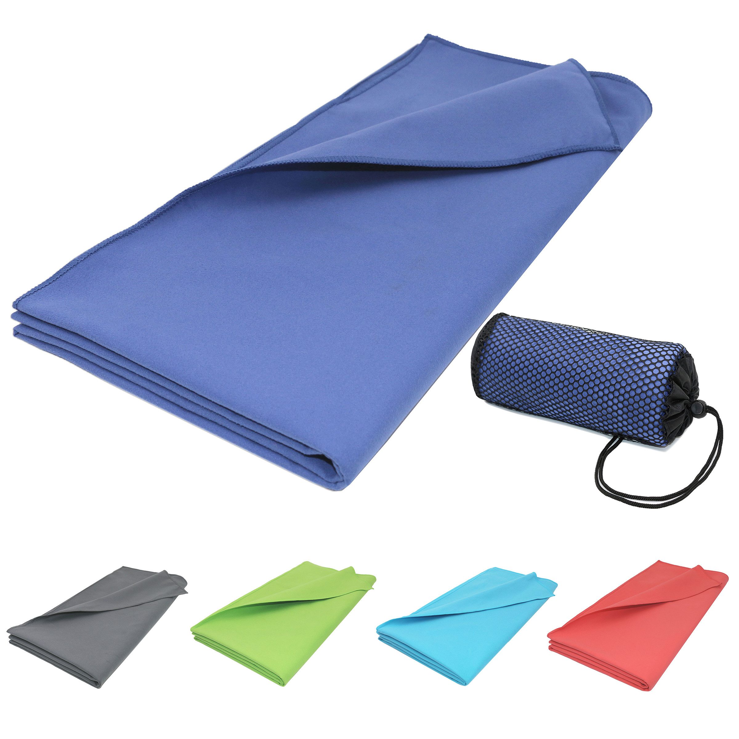 ZOLLNER Strandtuch, Mikrofaser (1-St), 90 x 180 cm, 80% Polyester, 20% Polyamid, schnelltrocknend