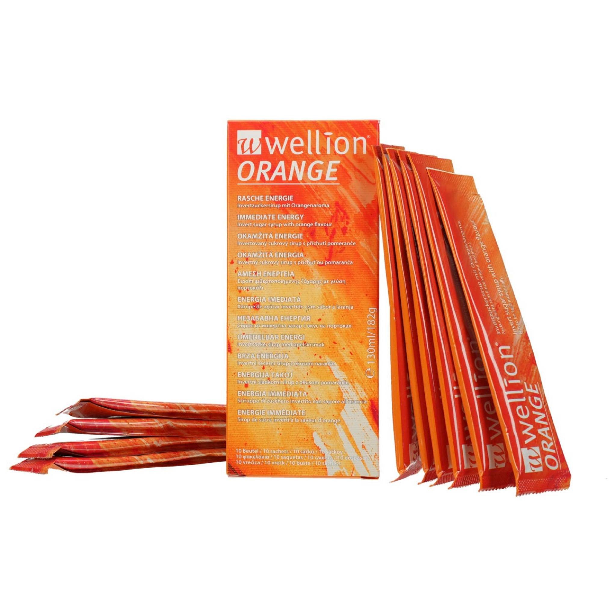 Med Trust GmbH Zucker WELLION ORANGE Invertzuckersirup Beutel