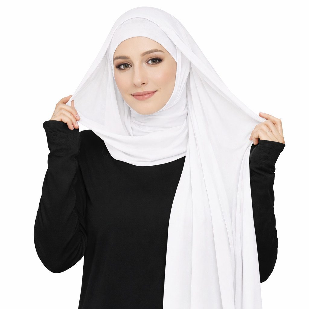 Aymasal Kopftuch 2 in1 Chiffon Hijab mit integriertem Unterkopftuch Bone Is günstig online kaufen