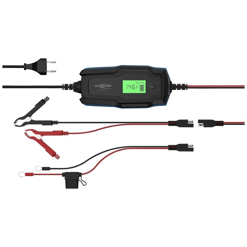 ANSMANN AG Car Charger 1001-0144 Car Battery Charger (Charging monitoring, power supply function, various charging programs)