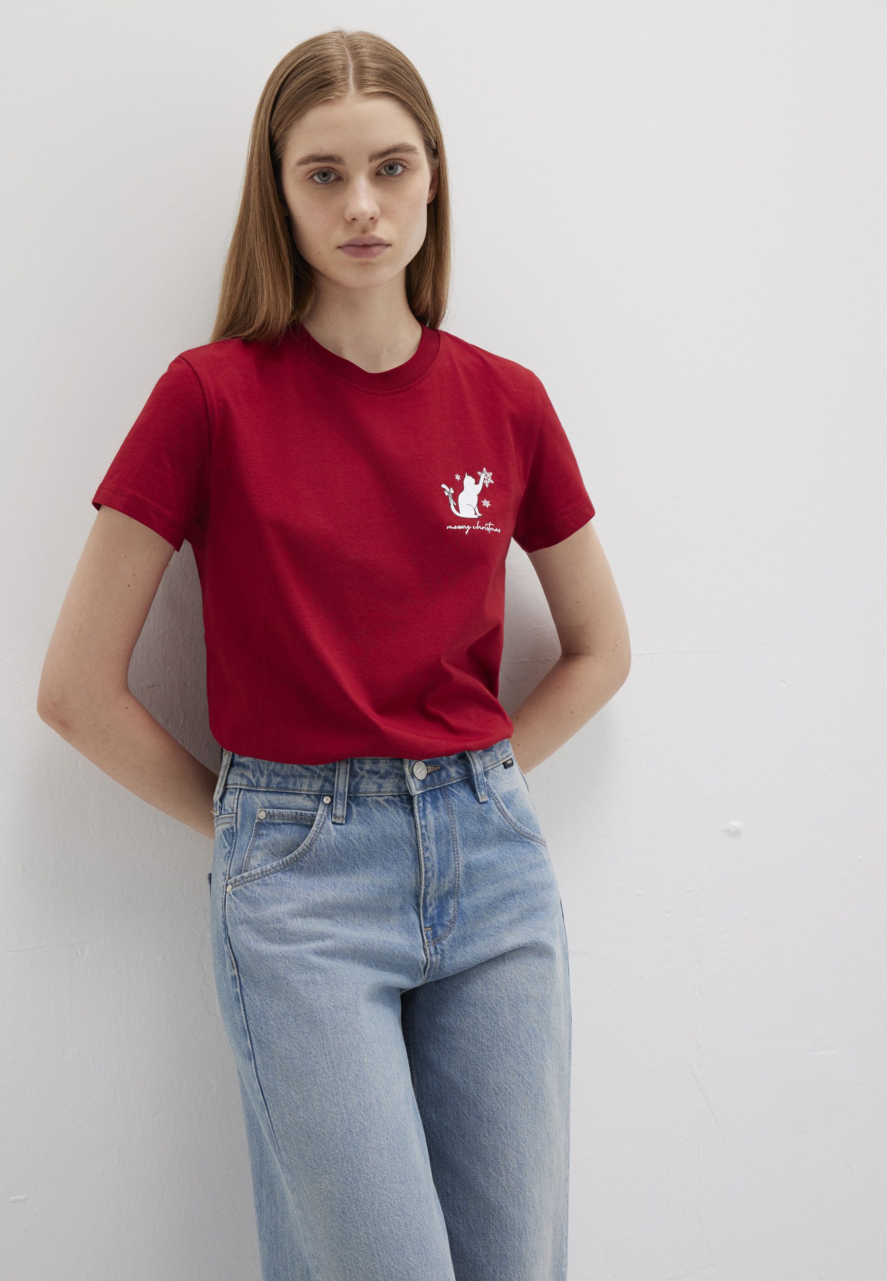 T-Shirt CAT PRINTED T-SHIRT