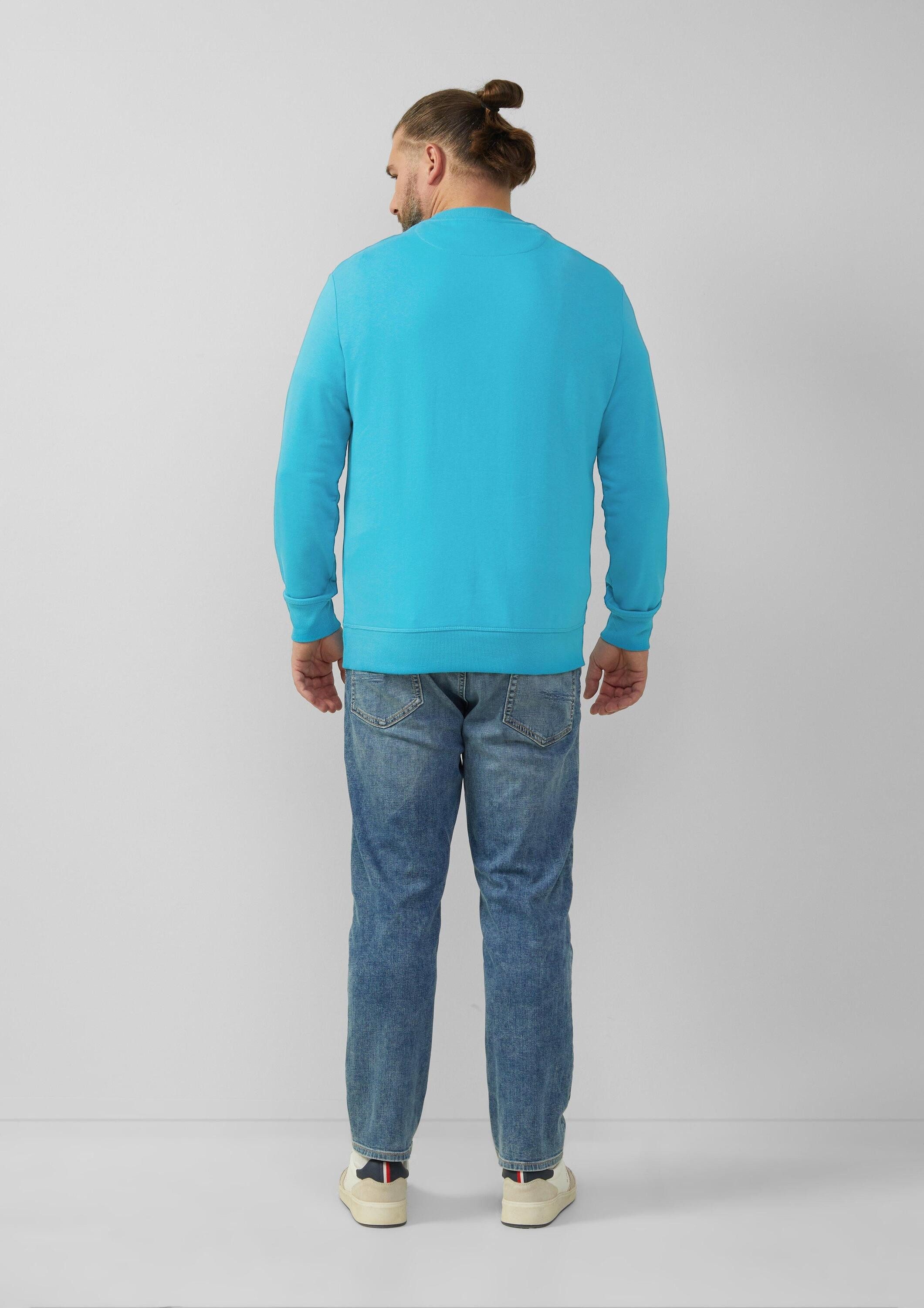 s.Oliver Sweatshirt Sweatshirt Sweatshirt mit Label-Stickerei günstig online kaufen