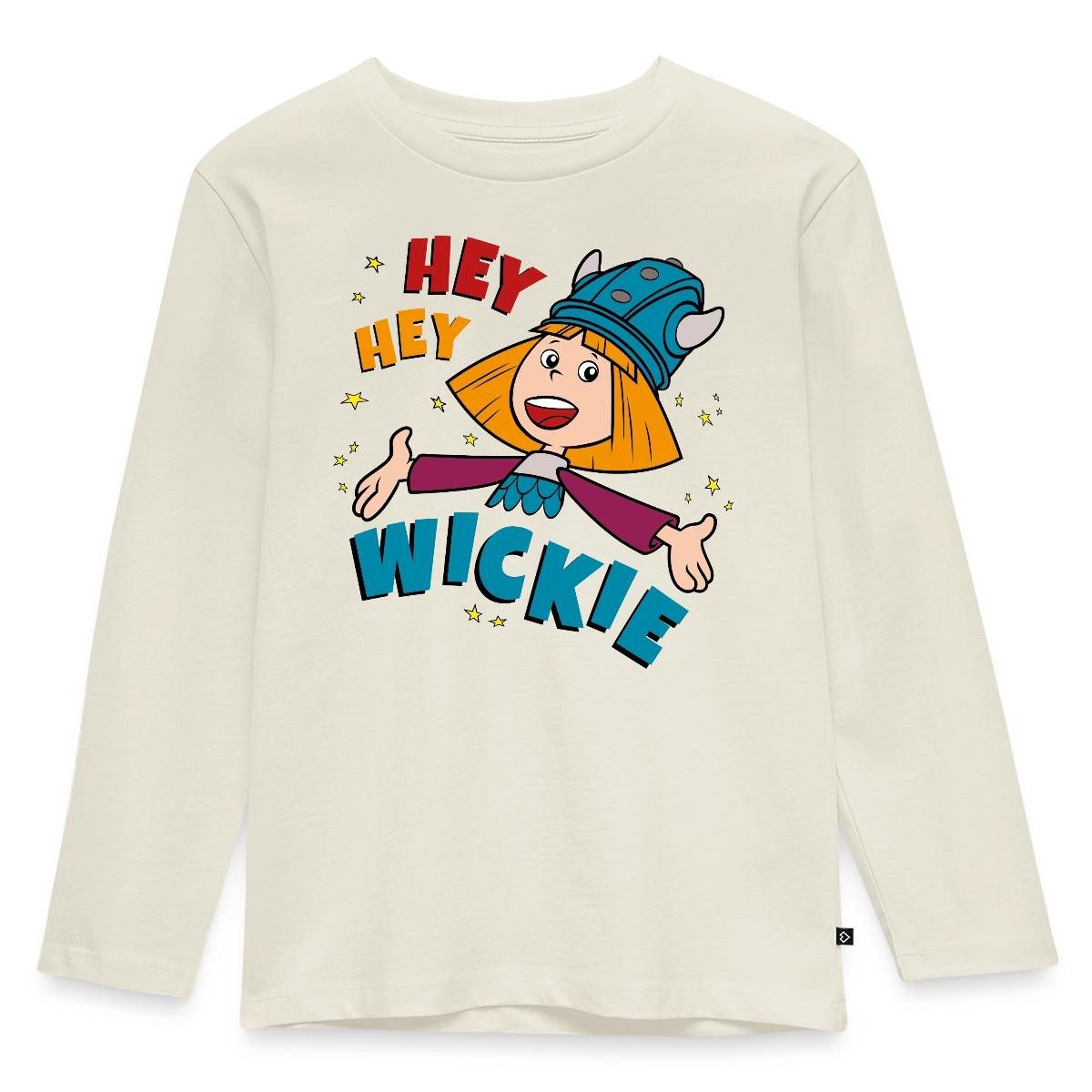 T-Shirt Wickie Und Die Starken Männer Hey Hey Wickie Kinder Premium Langarmshi