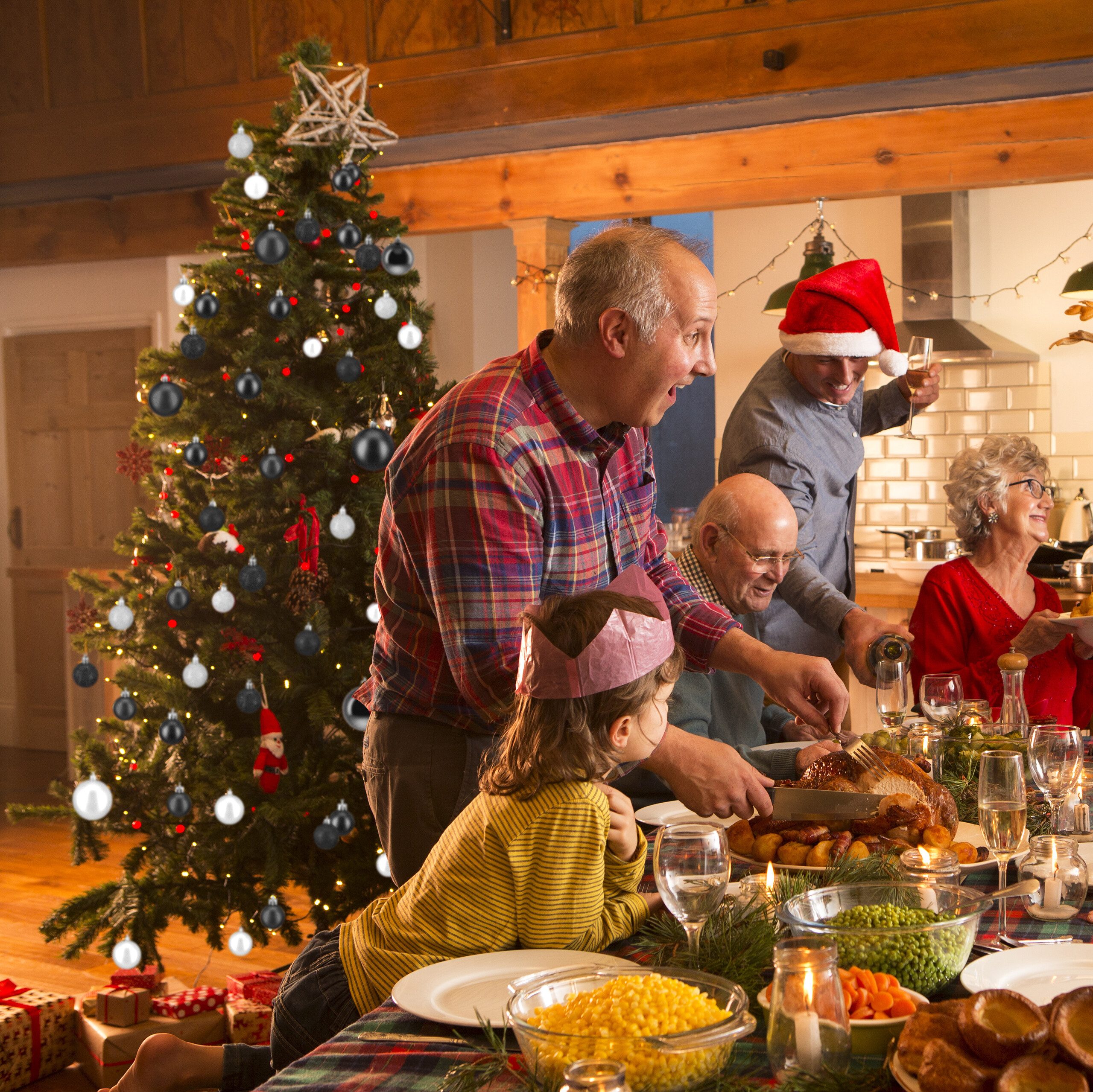 relaxdays Weihnachtsbaumkugel Weihnachtskugeln im Set (50 St), 50er Pack