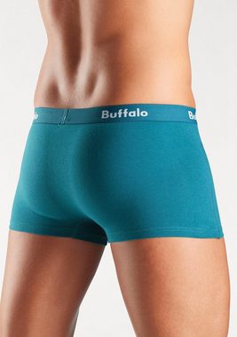 Buffalo Boxershorts (Packung, 3-St) in Hipster-Form mit Overlock-Nähten vorn