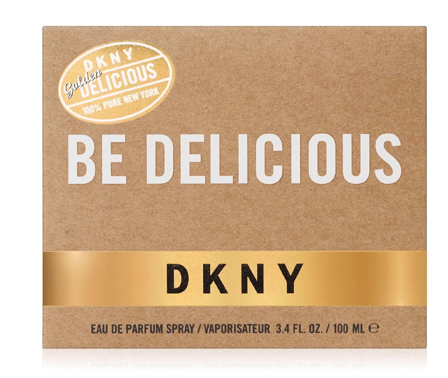DKNY Eau de Parfum Be Delicious Golden Toilette Spray Duft Edt Versiegelt 100ML, verkörpert pure Eleganz und feminine Wärme