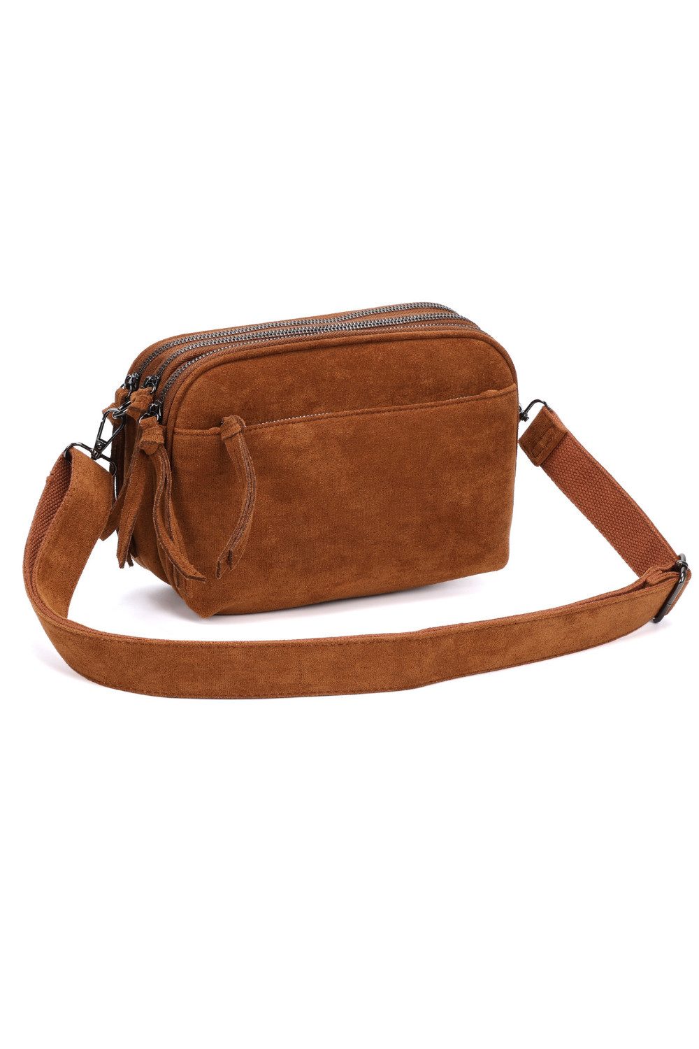 BRISE TASCHE Schultertasche Damen Crossbody Bag mit 3 Fächern, Vintage Velo günstig online kaufen