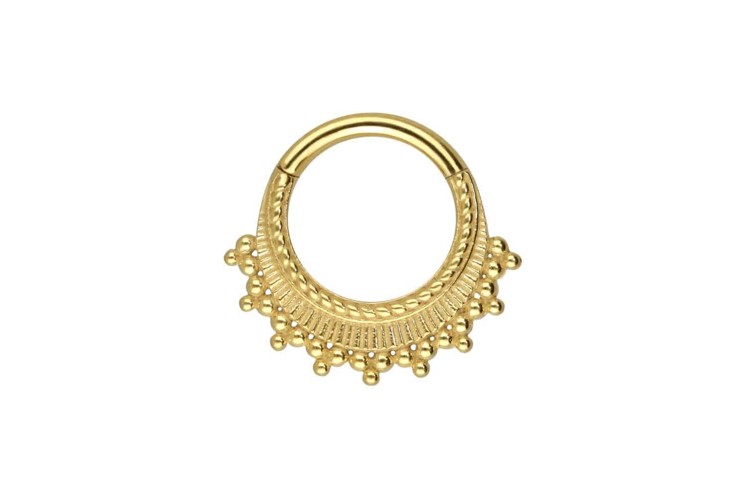 Nasenpiercing Chirurgenstahl Segmentring Clicker DESIGN Ohrpiercing Septum Nase