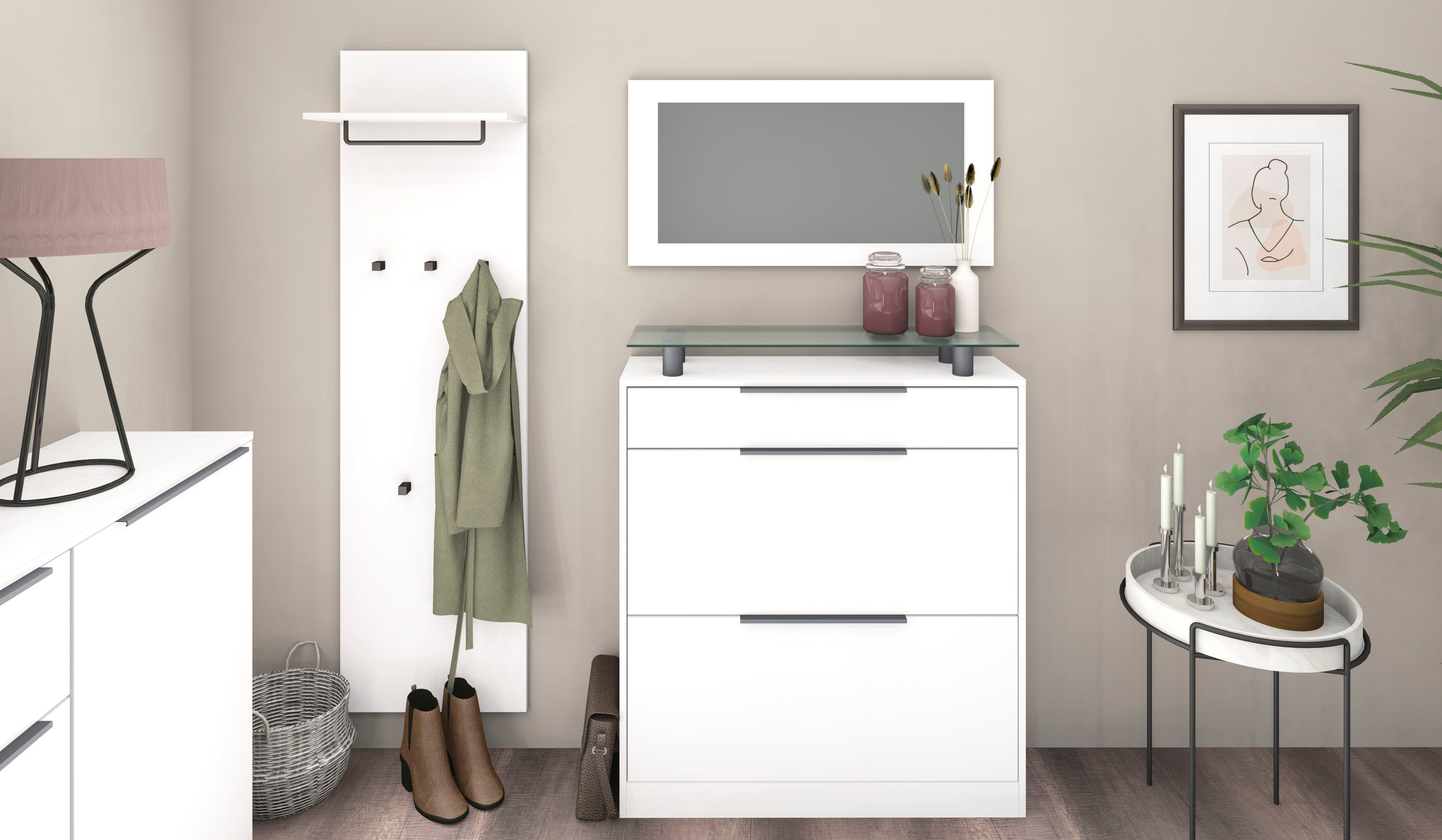 borchardt Möbel Шкафы-Set Tom, (3-St), Schuhschrank stehend
