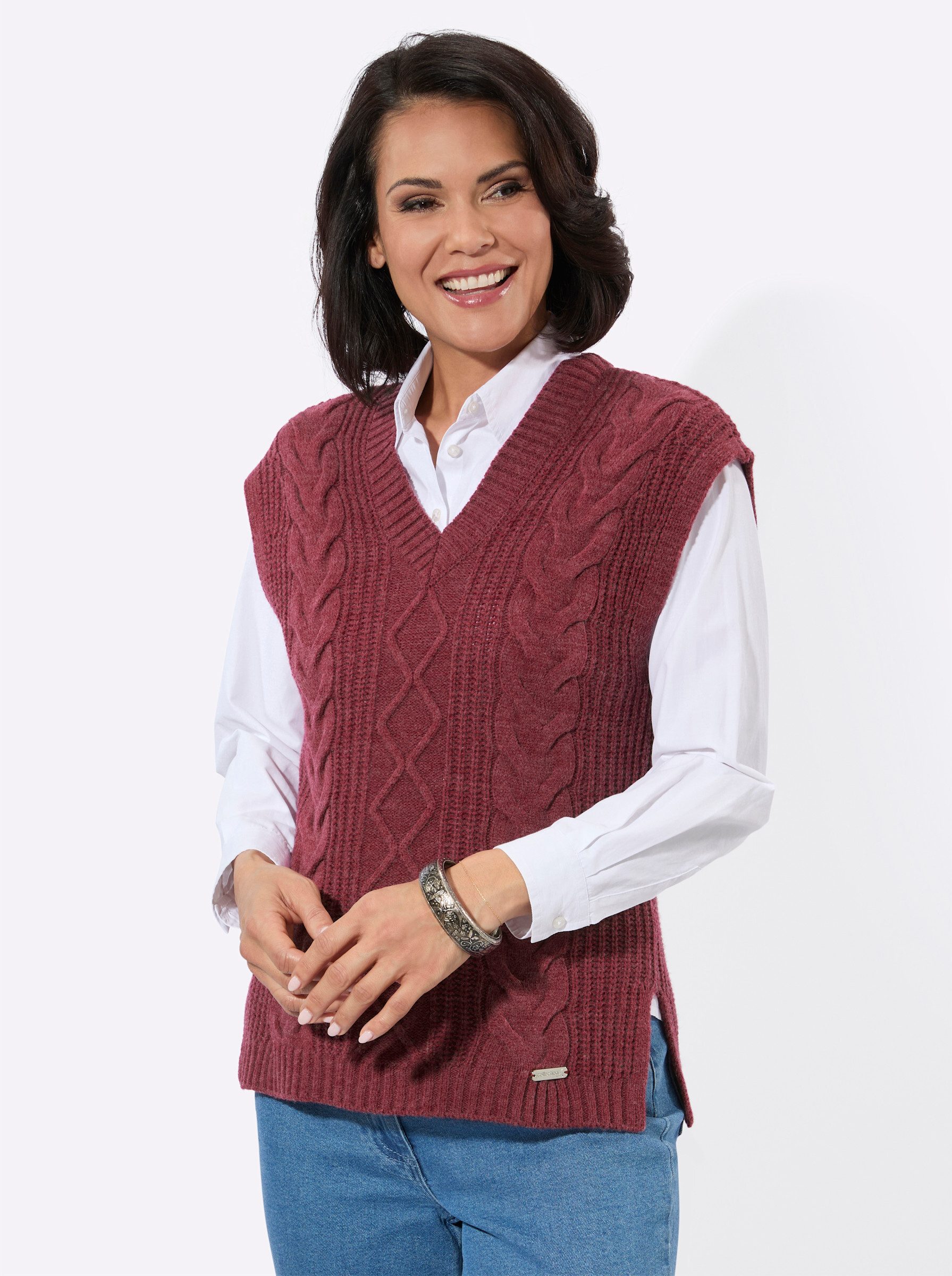 Witt Pullunder Pullunder Überschnittener Arm