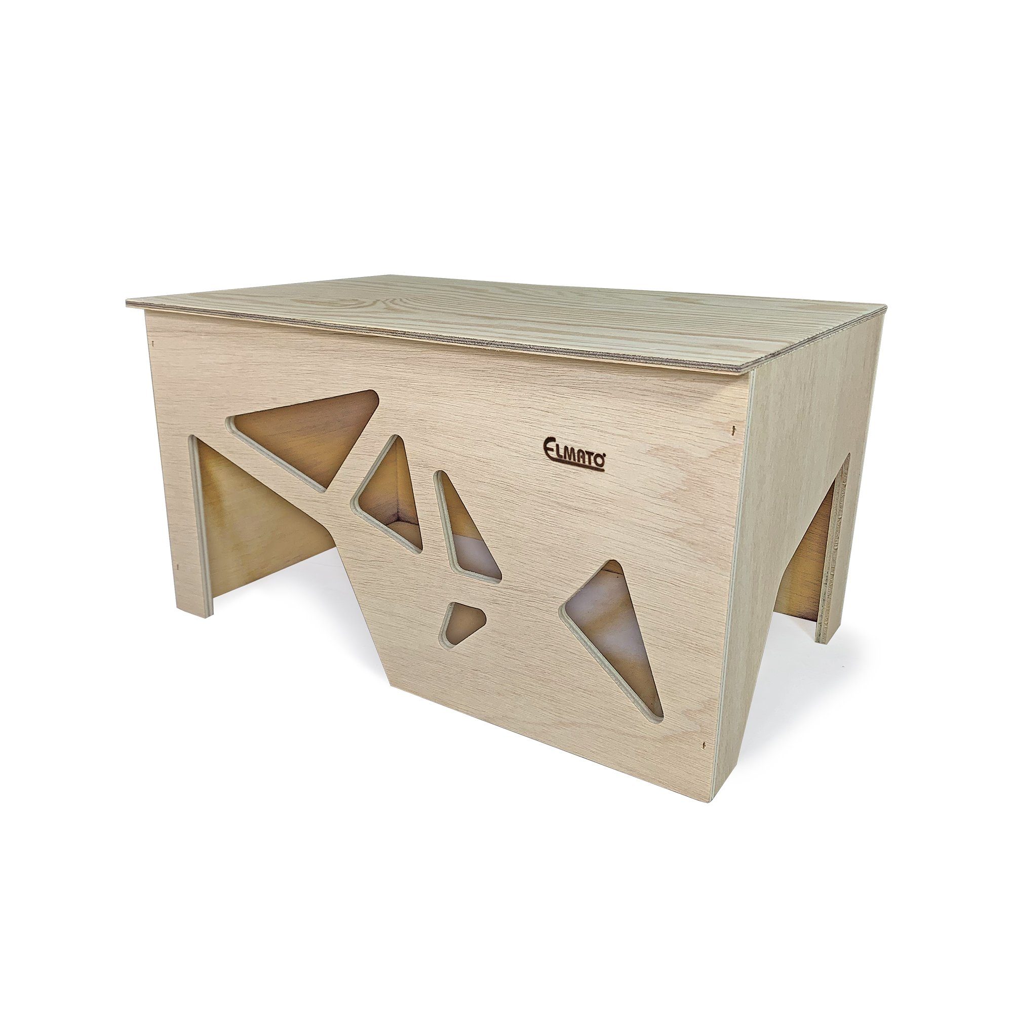 ELMATO Nagerhaus Elmato 12138 Alpha Hasenhaus Nagerhaus aus Holz, 43x28x25cm