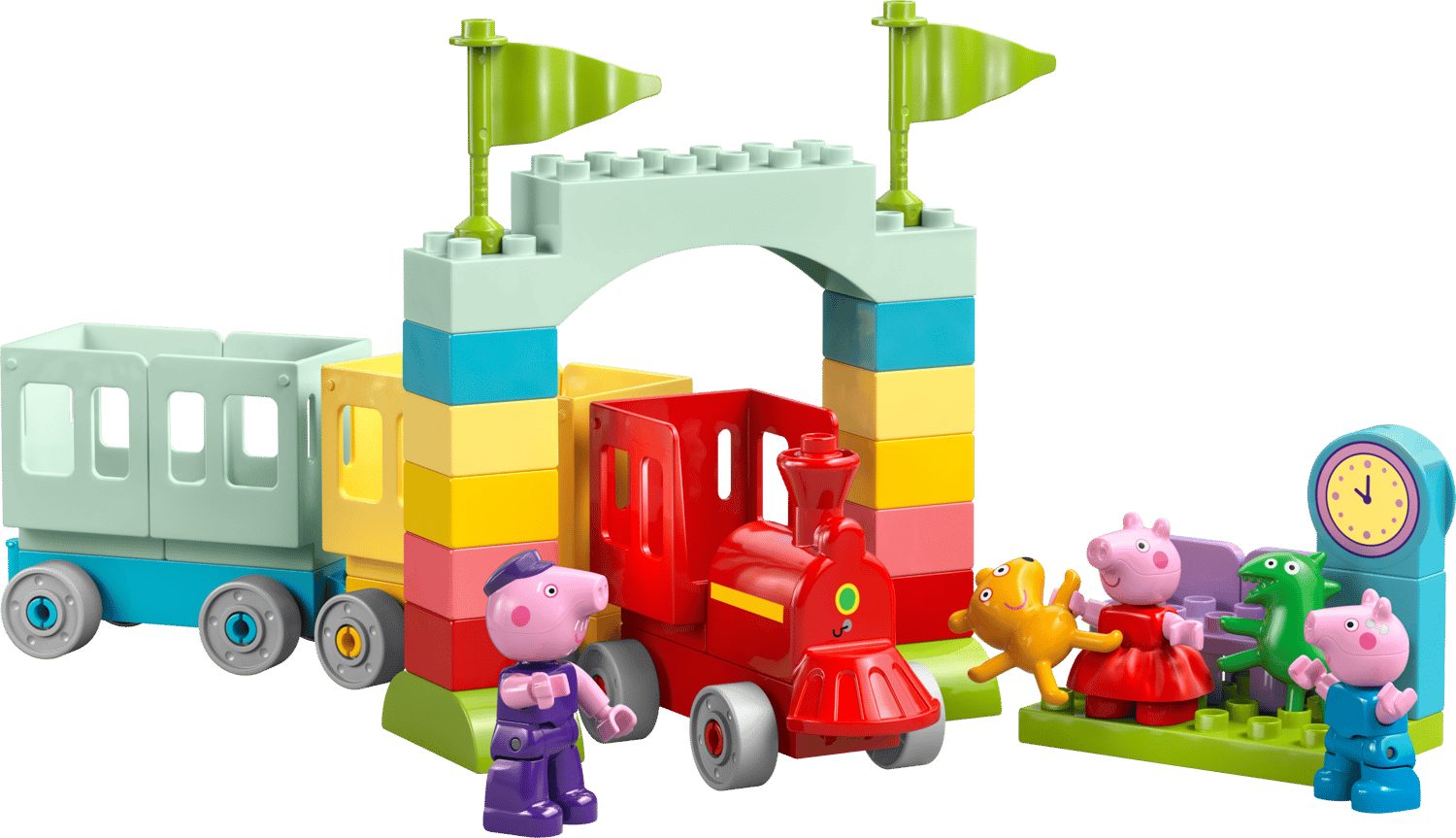 LEGO® DUPLO 10466 Zugfahrt mit Opa Spielbausteine, (Set, 35 St., Set)