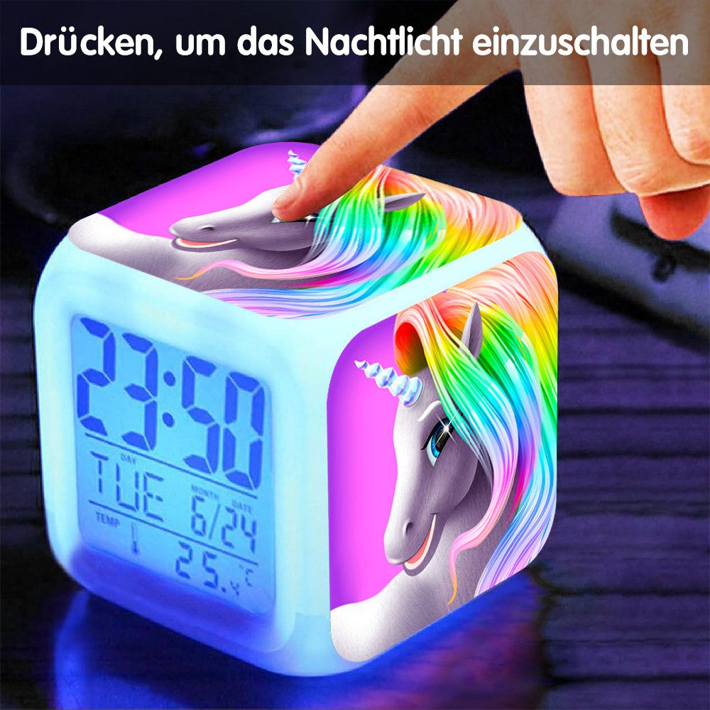 ZEUOPQ Kinderwecker Würfel Wecker mit digitaler günstig online kaufen