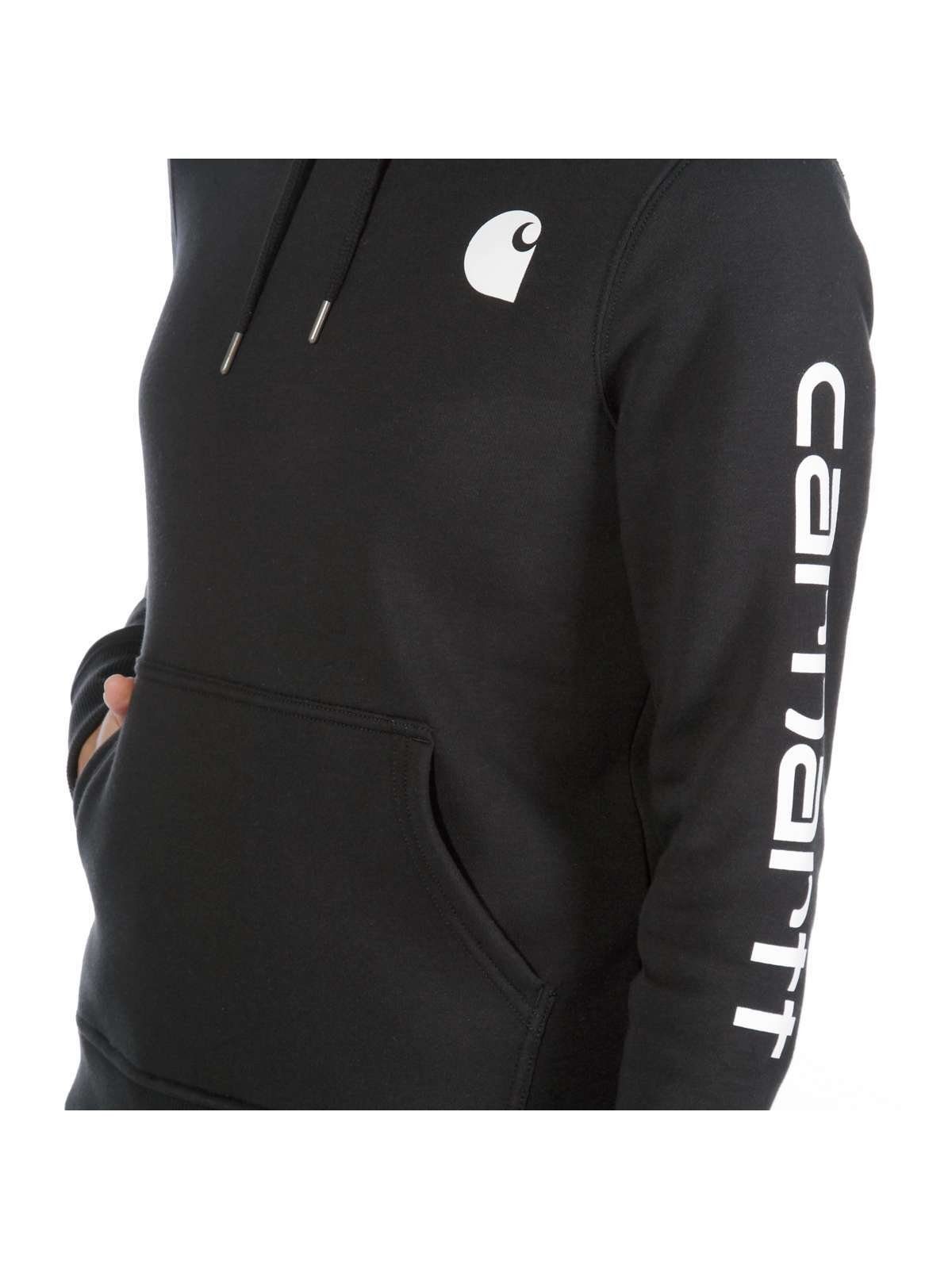 Carhartt Kapuzensweatshirt Carhartt Clarksburg Sweatshirt schwarz günstig online kaufen