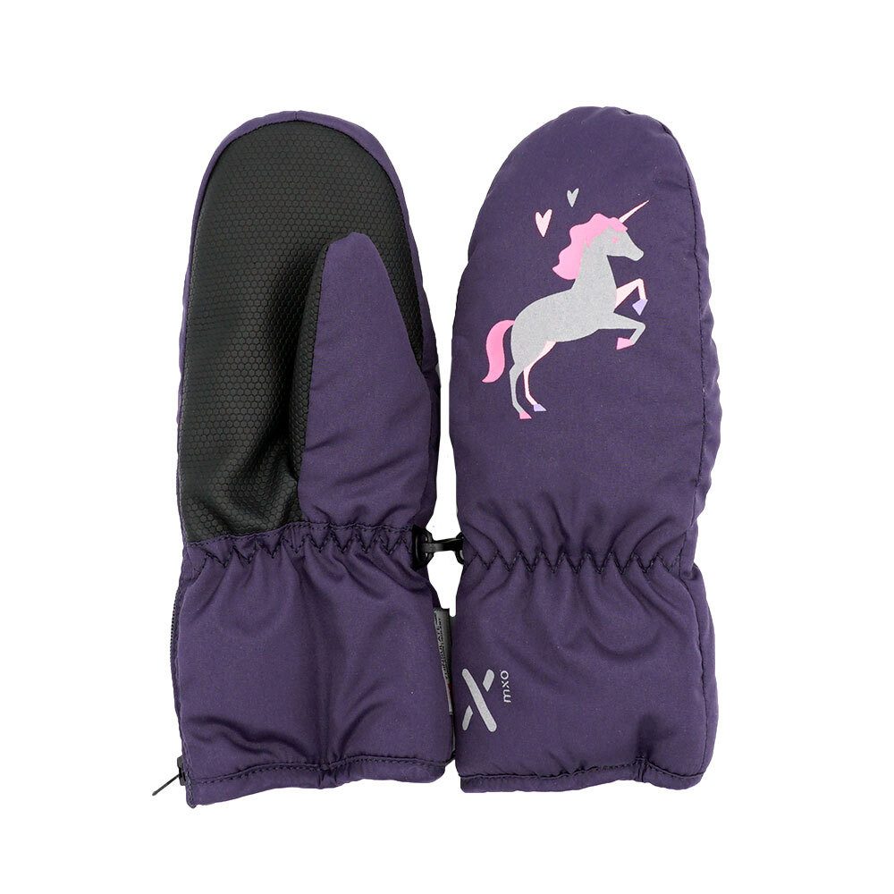 MAXIMO Fäustlinge GIRL-Thermofausthandschuh EInhorn, Reißverschluß, Thinsulate (2-St)