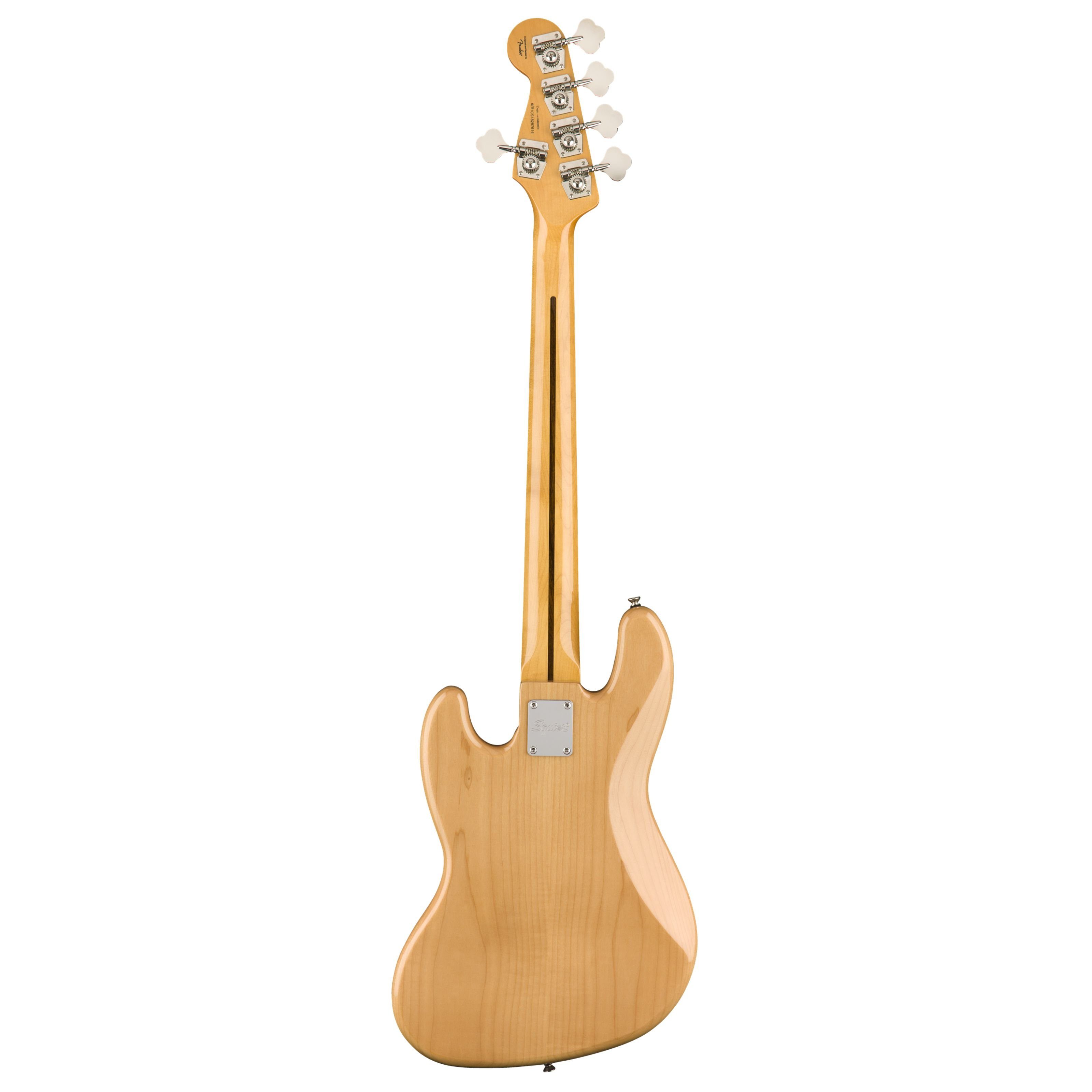 Squier E-Bass, E-Bässe, 5-Saiter E-Bässe, Classic Vibe '70s Jazz Bass V Natural - E-Bass