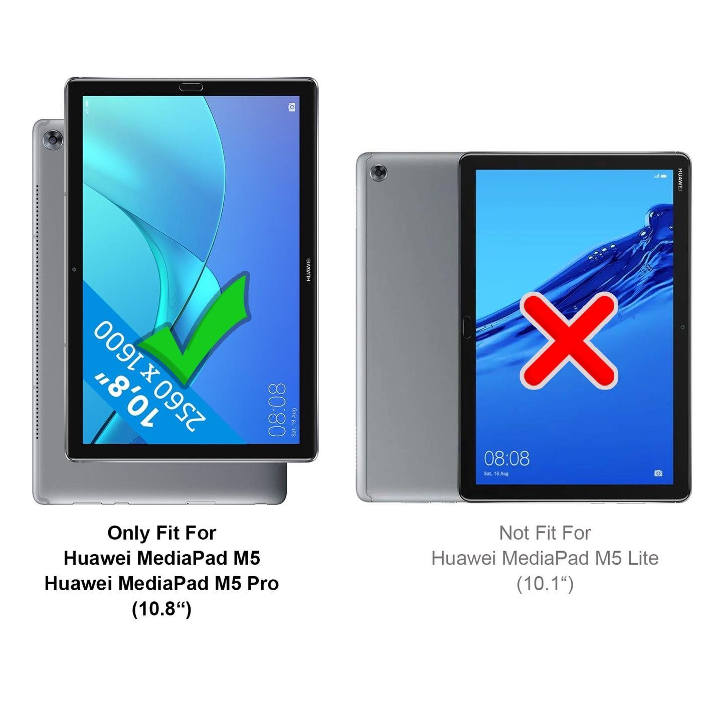 CoolGadget Tablet-Hülle Hybrid Outdoor Hülle für Huawei Mediapad M5, Mediapad  M5 Pro 10,8 Zoll, Hülle massiv Outdoor Schutzhülle für Mediapad M5/M5 Pro  Tablet Case