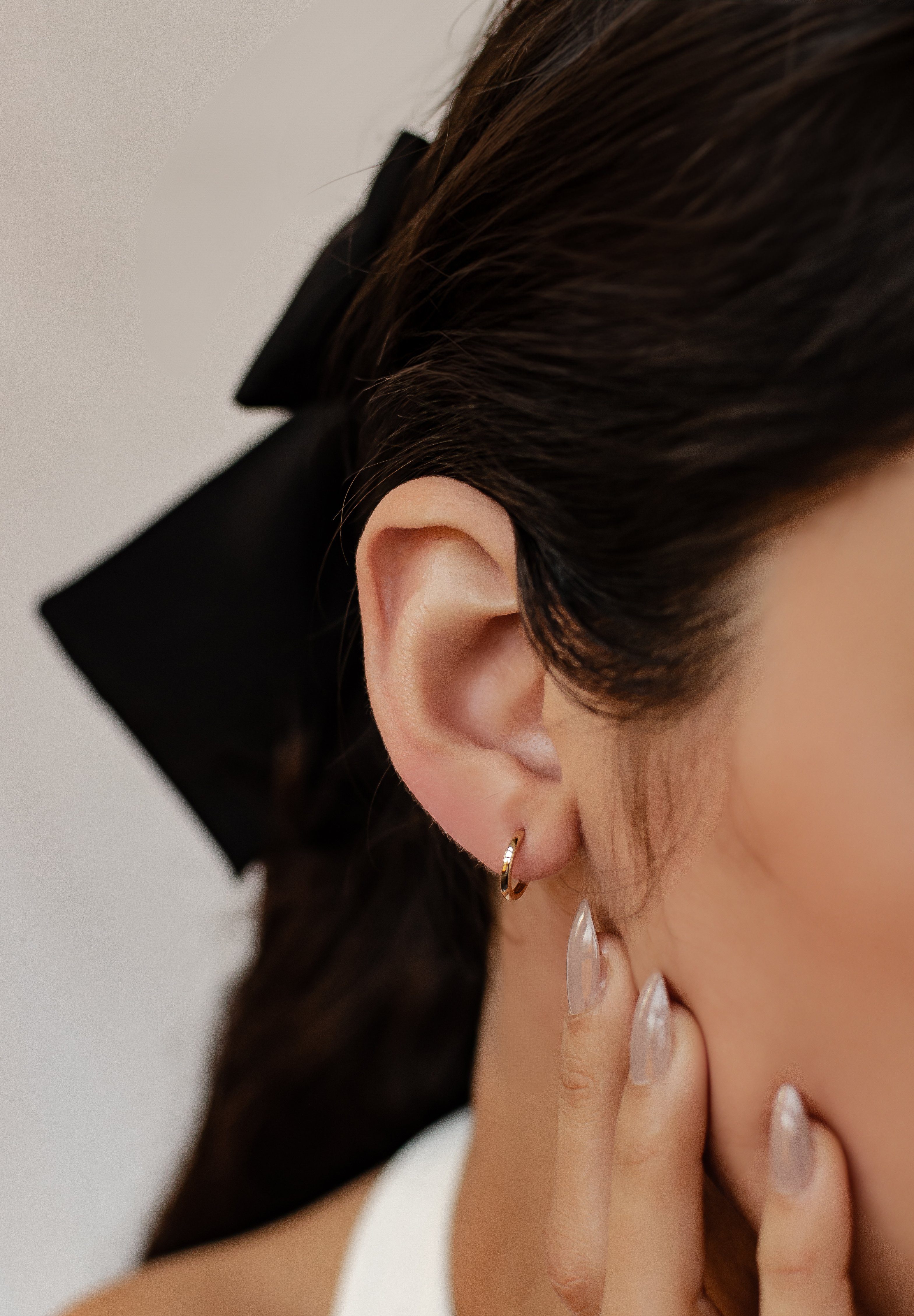 Dear Me Paar Creolen Ohrringe Gold 585 Damen Klein Mittel Groß, Gelbgold We günstig online kaufen