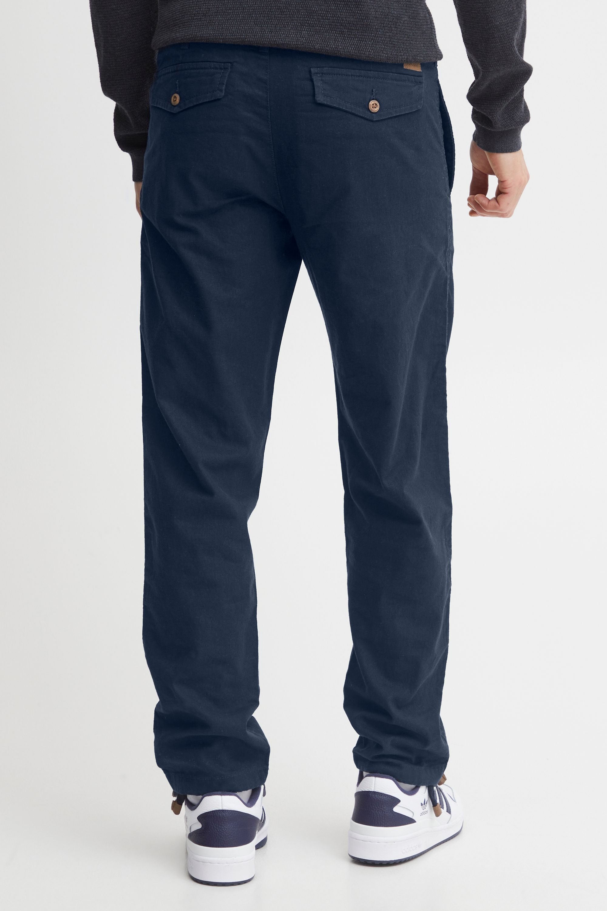 INDICODE Leinenhose IDIves Lange Hose mit Tunnelzug am Bund – Bild 3 von 5