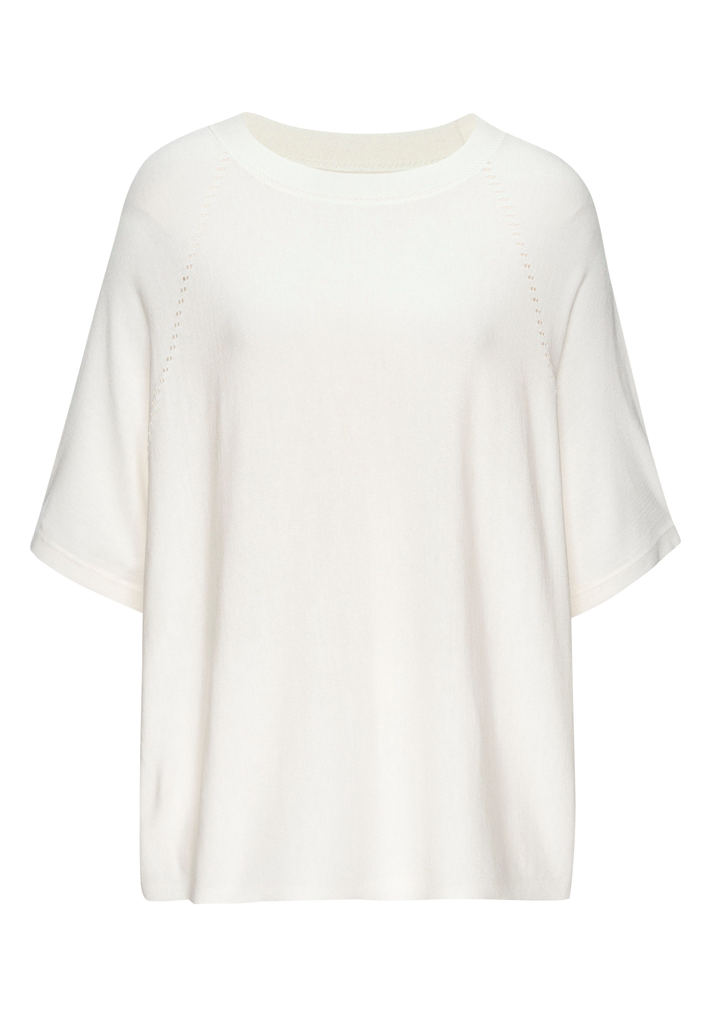 Vivance Kurzarmshirt mit Lochstrickmuster aus weichem Viskose-Strick. € 34,99, (€ 34,99 pro 1 Stk).