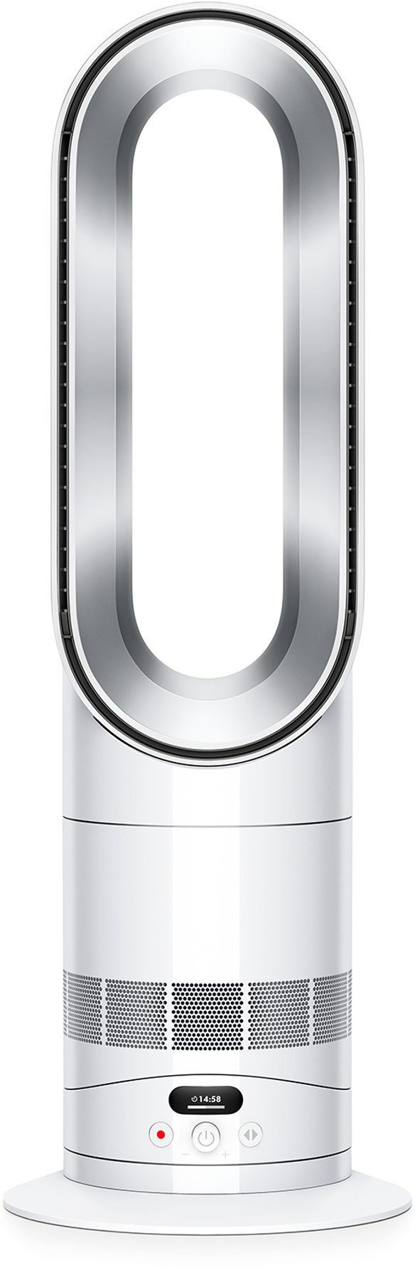 DYSON Standventilator AM15 Hot&Cool HF1, 2 in 1 Ventilator & Heizlüfter für jede Jahreszeit, Air Multiplier, Sleep-Timer, 10 Einstellungen, App-Anbindung