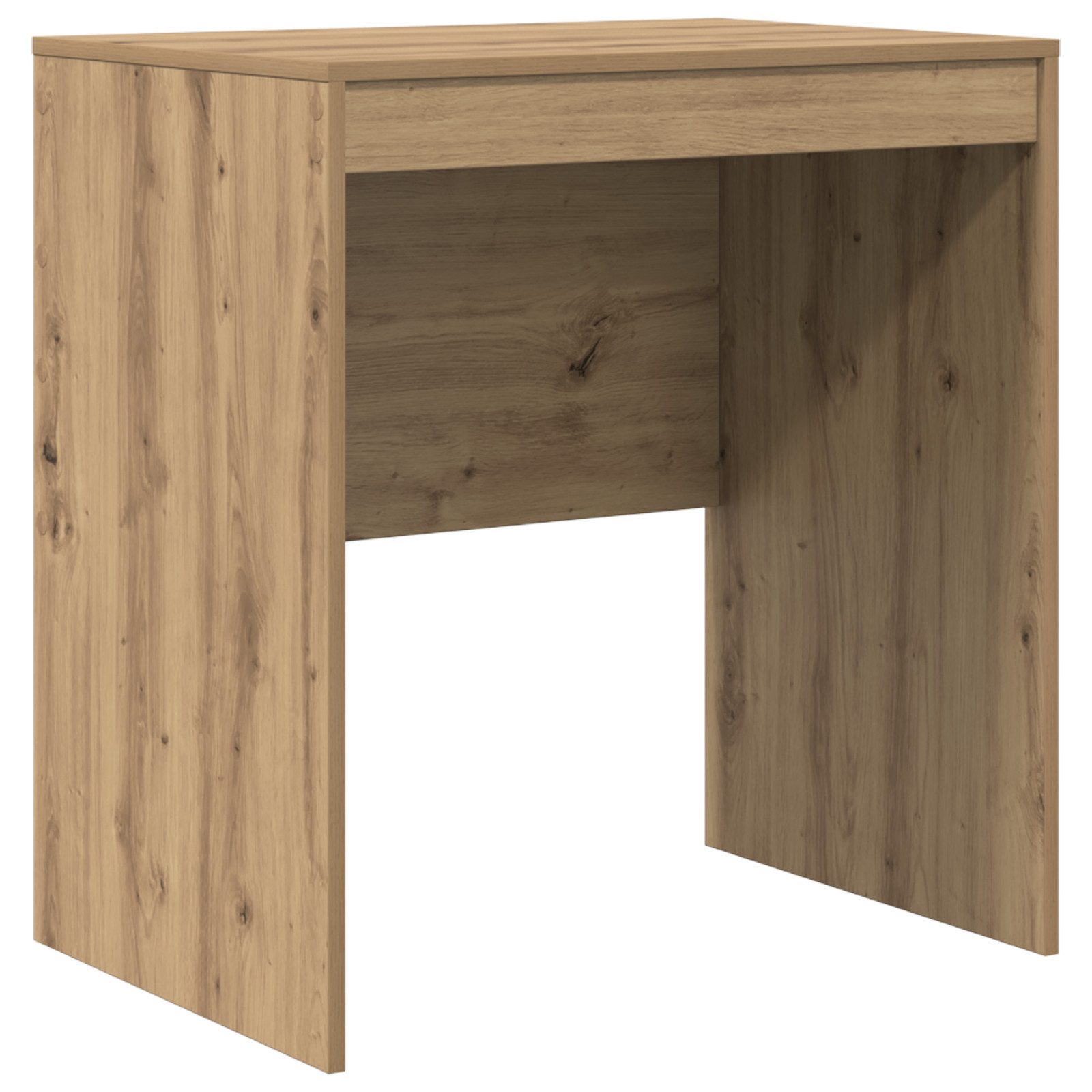 vidaXL Schreibtisch Schreibtisch Gehobelte Eiche Holzwerkstoff günstig online kaufen