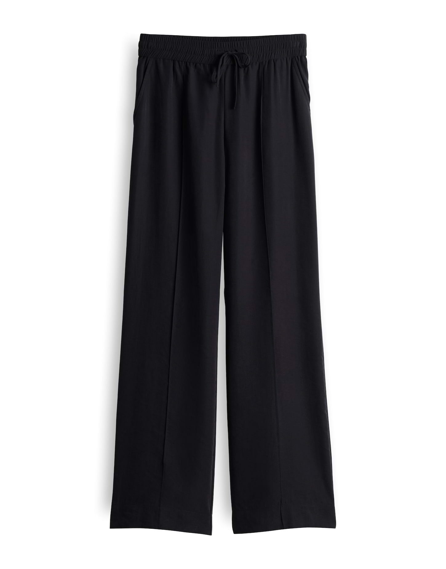 OPUS Stoffhose MAROU FRENCH Wide Leg Pants aus Cotton Modal Twill schräge Eingrifftaschen