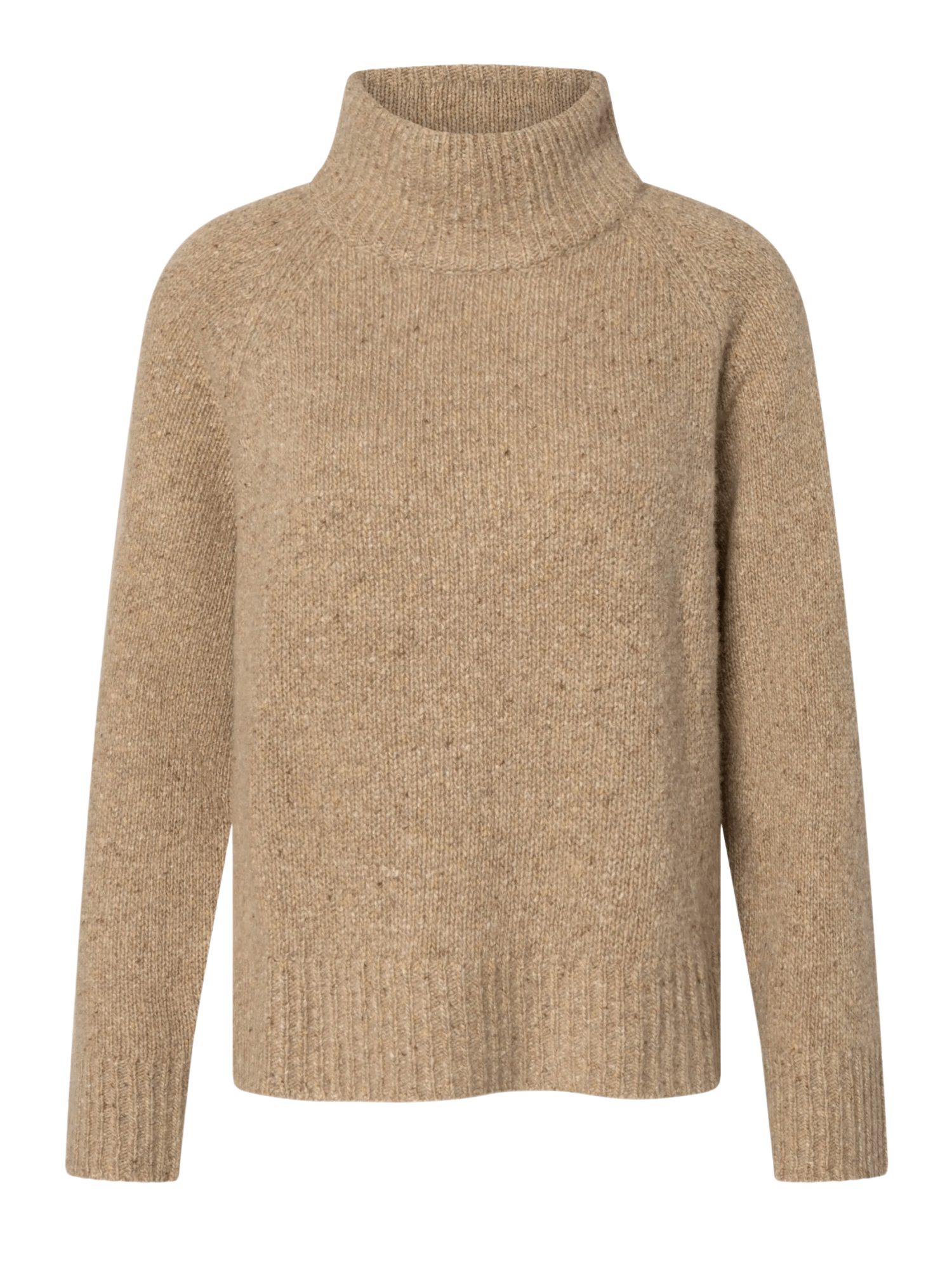 Windsor Langarmshirt natur,Casual,Kaschmir,Meliert,Turtleneck,Langarm,Regular Fit