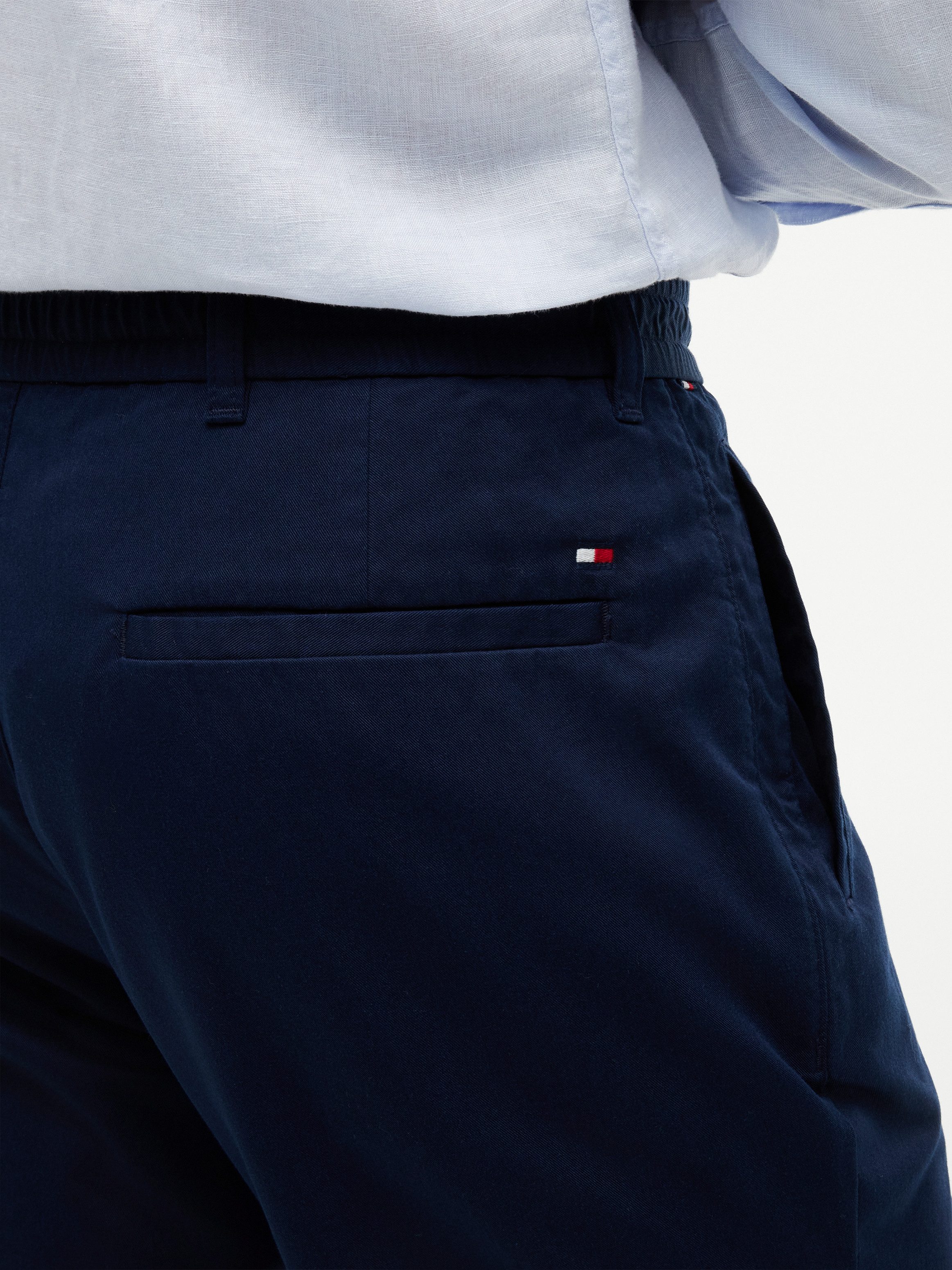 Tommy Hilfiger Chinohose DOVER 3/4 ELASTICATED TENCEL Regular Fit Stretch aus Twill – Bild 3 von 5